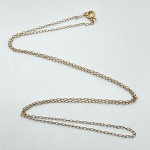 Vtg 14k Golf Filled Cable Chain 1/20 14k GF / Approx 20”